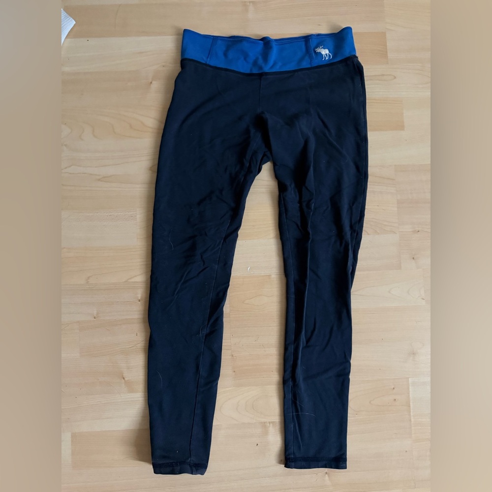 Black and Blue Leggings